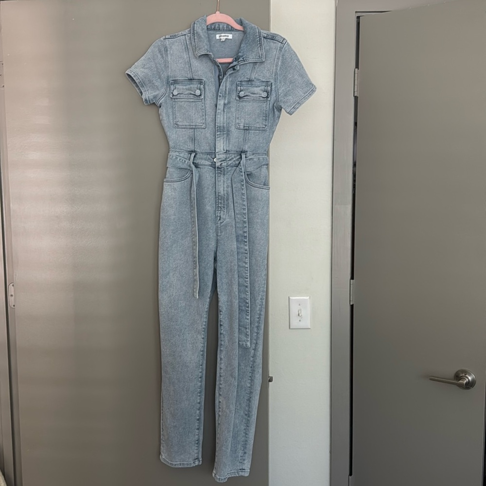 GOOD AMERICAN Denim Jumpsuit, 1